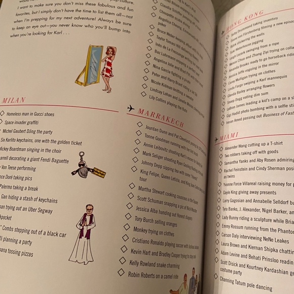 New "Where's Karl?" a fashion book parody of "Where's Waldo?" designer activity - Picture 2 of 7